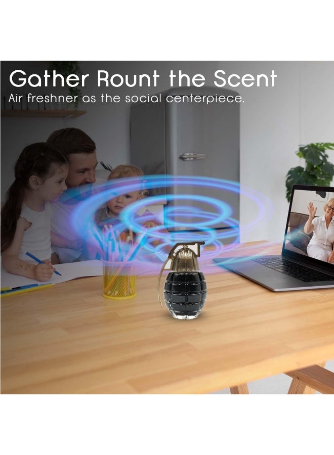 ان جي معطر جو برائحة الفواكه الاستوائية للسيارة والمنزل - رائحة منعشة تدوم طويلاً، تصميم مانع للتسرب، أداء ممتاز في جميع الأحوال الجوية للسيارة والمكتب وغرفة النوم والحمام 794-519 - Image 2